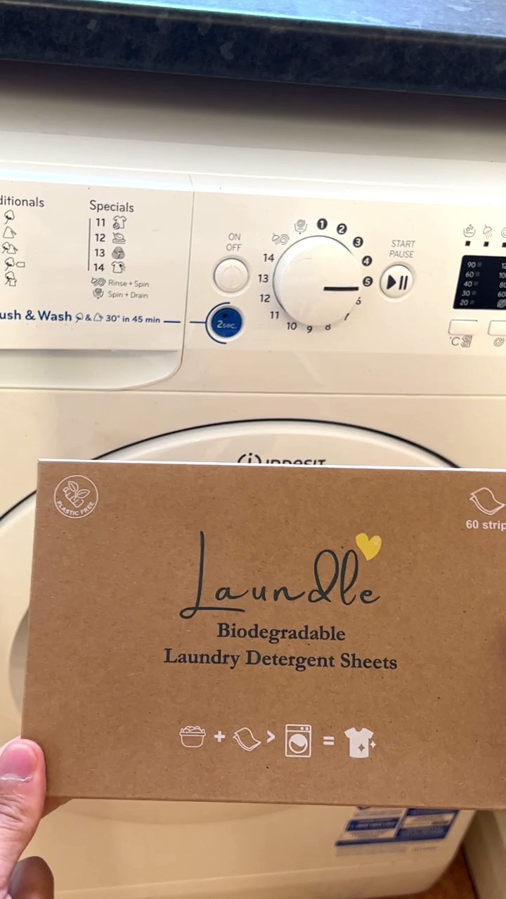 How to use Laundle laundry detergent sheets